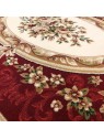 Dywan owalny Exclusive 04 bordowy