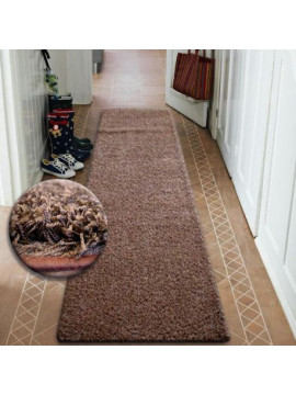 CHODNIK SHAGGY 5cm brąz