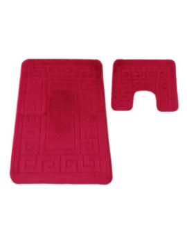 Komplet łazienkowy Montana z wycięciem Ethnic Burgundy