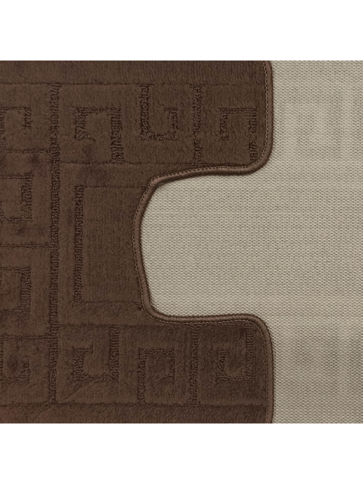 Komplet łazienkowy Montana z wycięciem Ethnic Chocolatte
