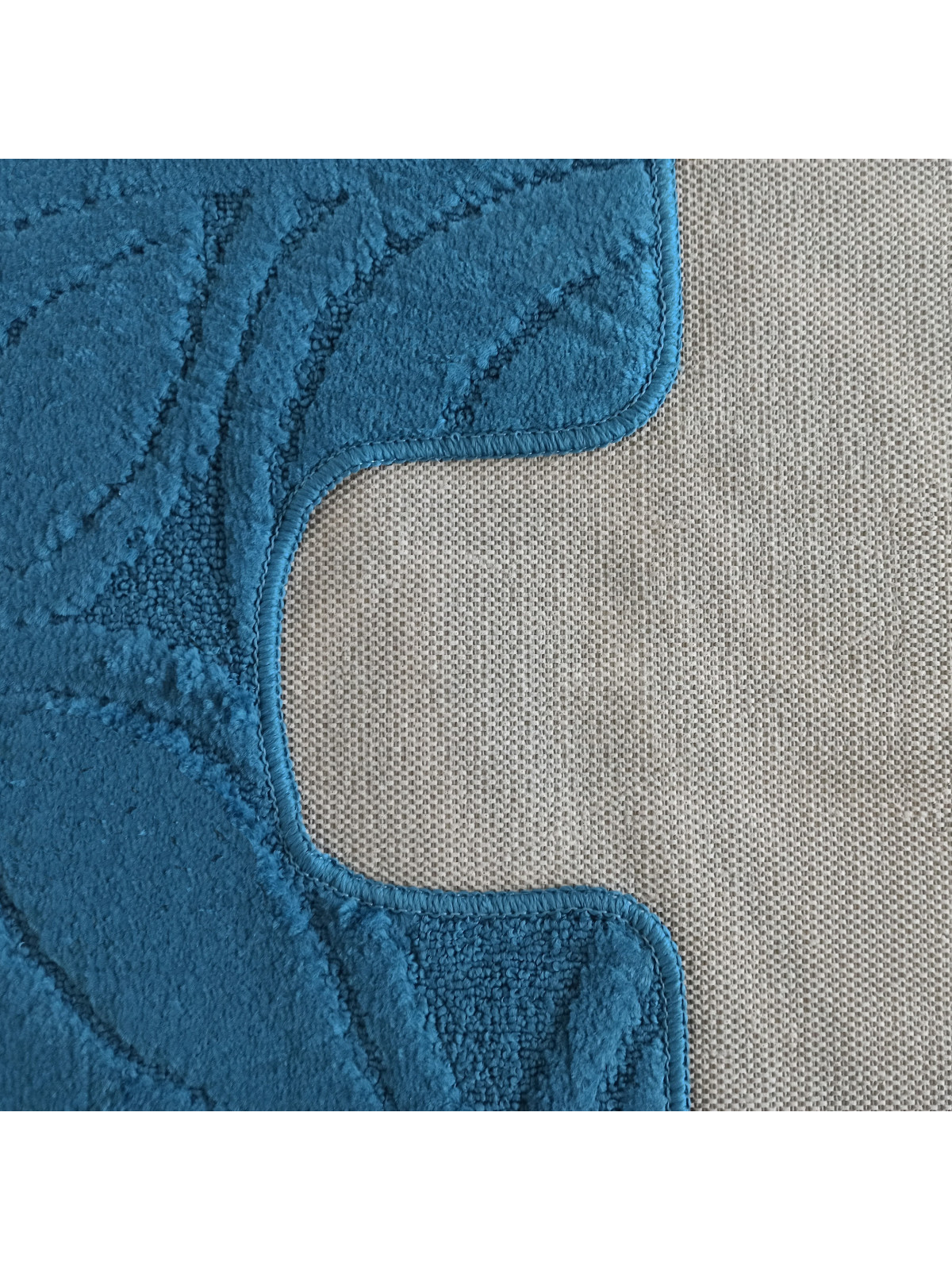 Komplet łazienkowy Montana z wycięciem Flora Ink Blue