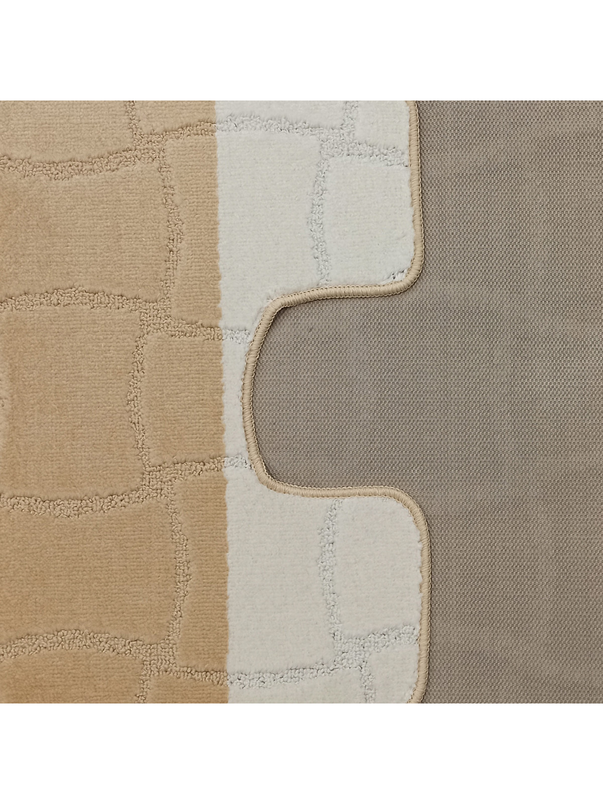 Komplet łazienkowy Montana z wycięciem Sariyer XL Light Beige