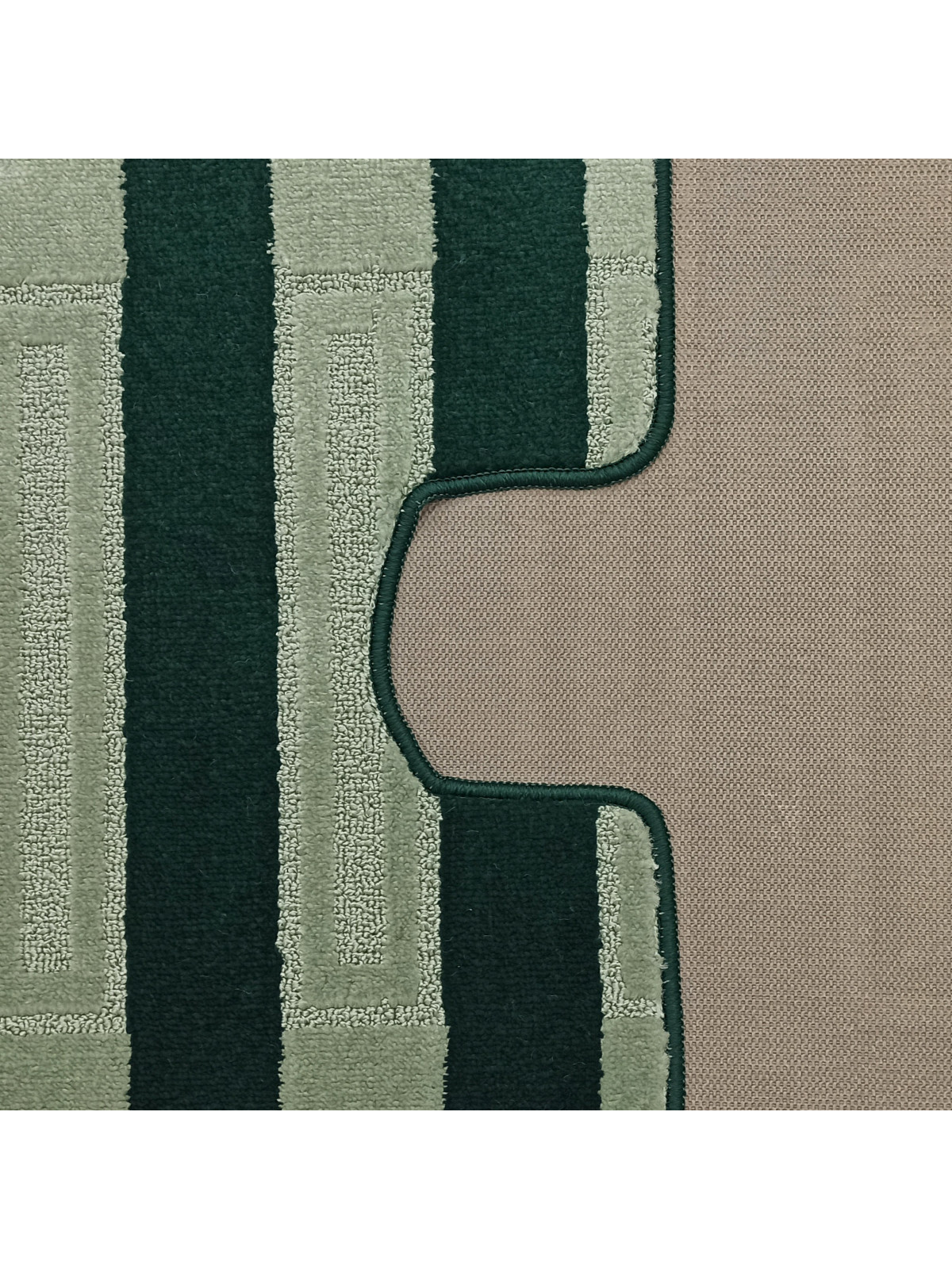 Komplet łazienkowy Montana z wycięciem Said XL Hunter Green