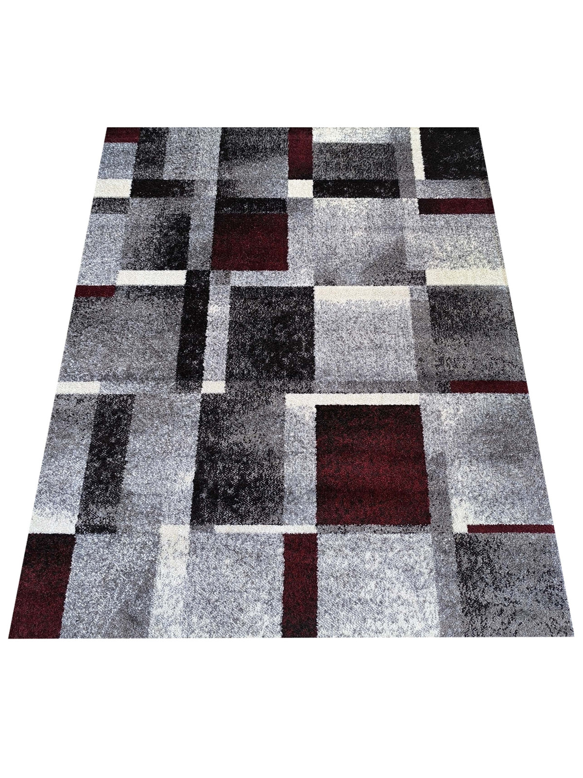 Dywan OTTO 09 Szaro-Czerwony