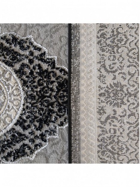 Dywan Ekskluzywny Angora 01 - Szaro - Czarny