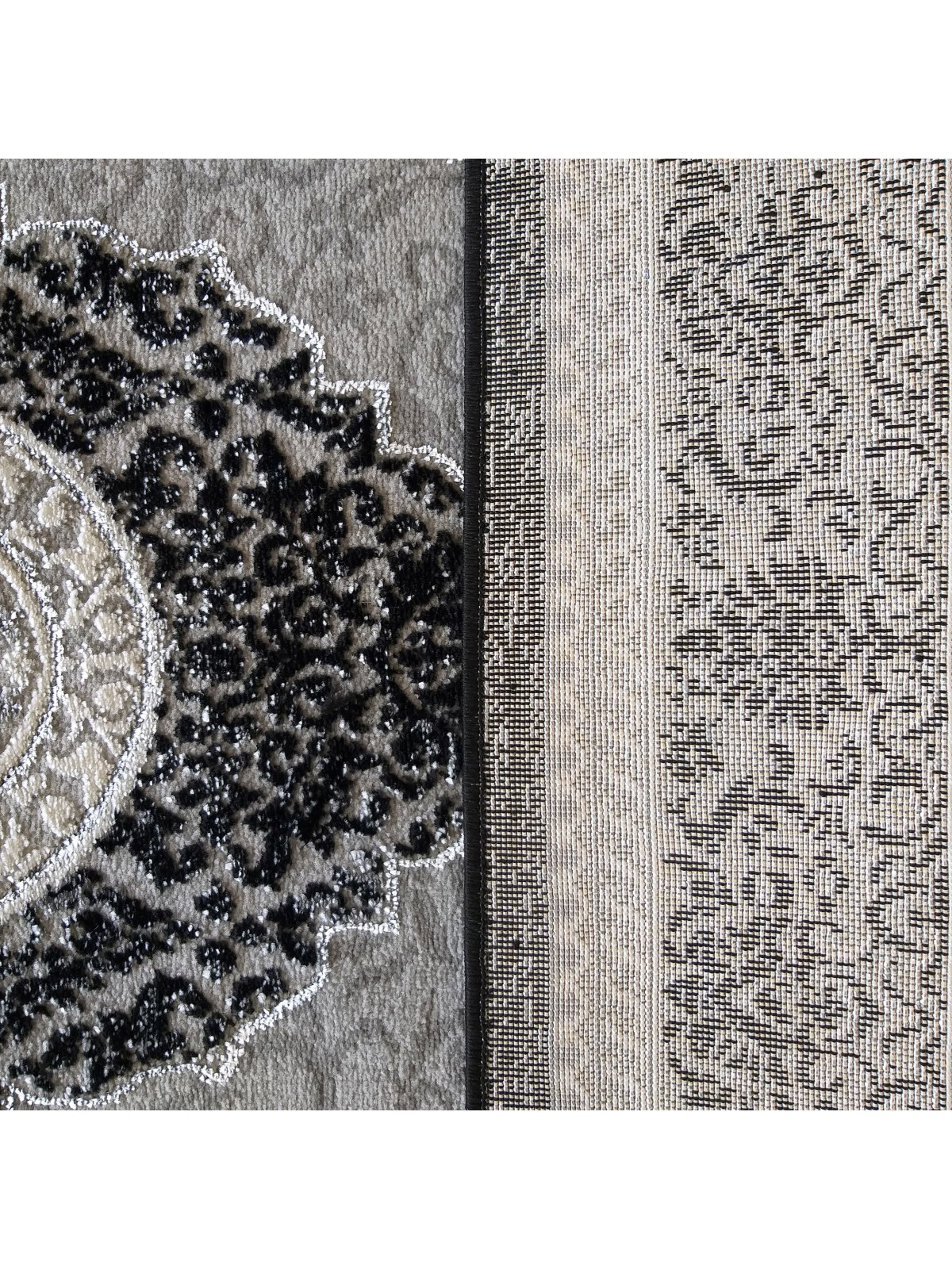 Dywan Ekskluzywny Angora 01 - Szaro - Czarny