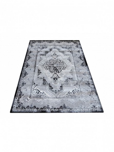 Dywan Ekskluzywny Angora 02 - Szaro - Czarny