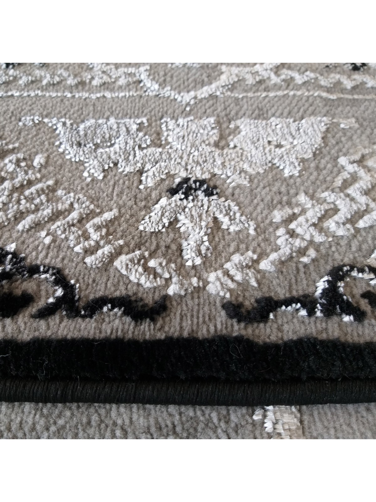 Dywan Ekskluzywny Angora 02 - Szaro - Czarny