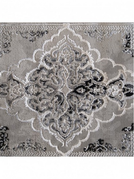 Dywan Ekskluzywny Angora 02 - Szaro - Czarny