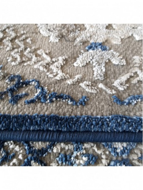 Dywan Ekskluzywny Angora 02 - Szaro - Niebieski