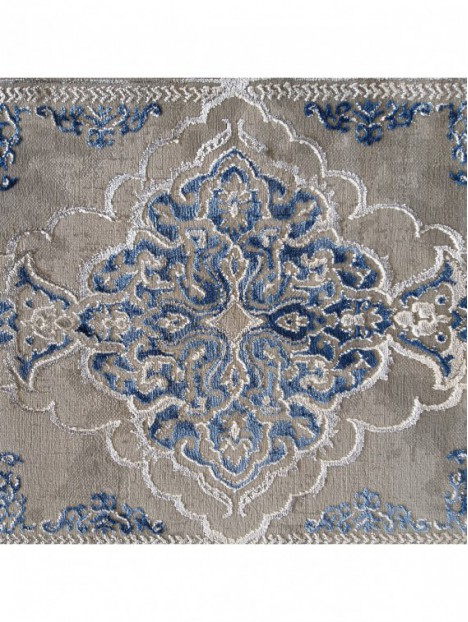 Dywan Ekskluzywny Angora 02 - Szaro - Niebieski