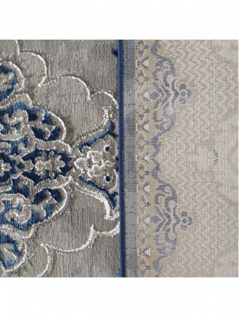 Dywan Ekskluzywny Angora 02 - Szaro - Niebieski