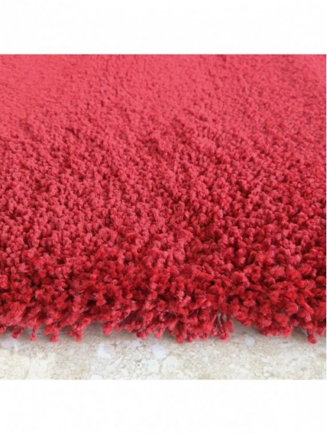 Dywan nowoczesny Shaggy Cosy Balta 01 BO - Czerwony