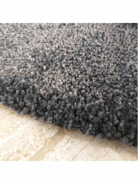 Dywan nowoczesny Koło Shaggy Cosy Balta 01 BO - Antracytowy