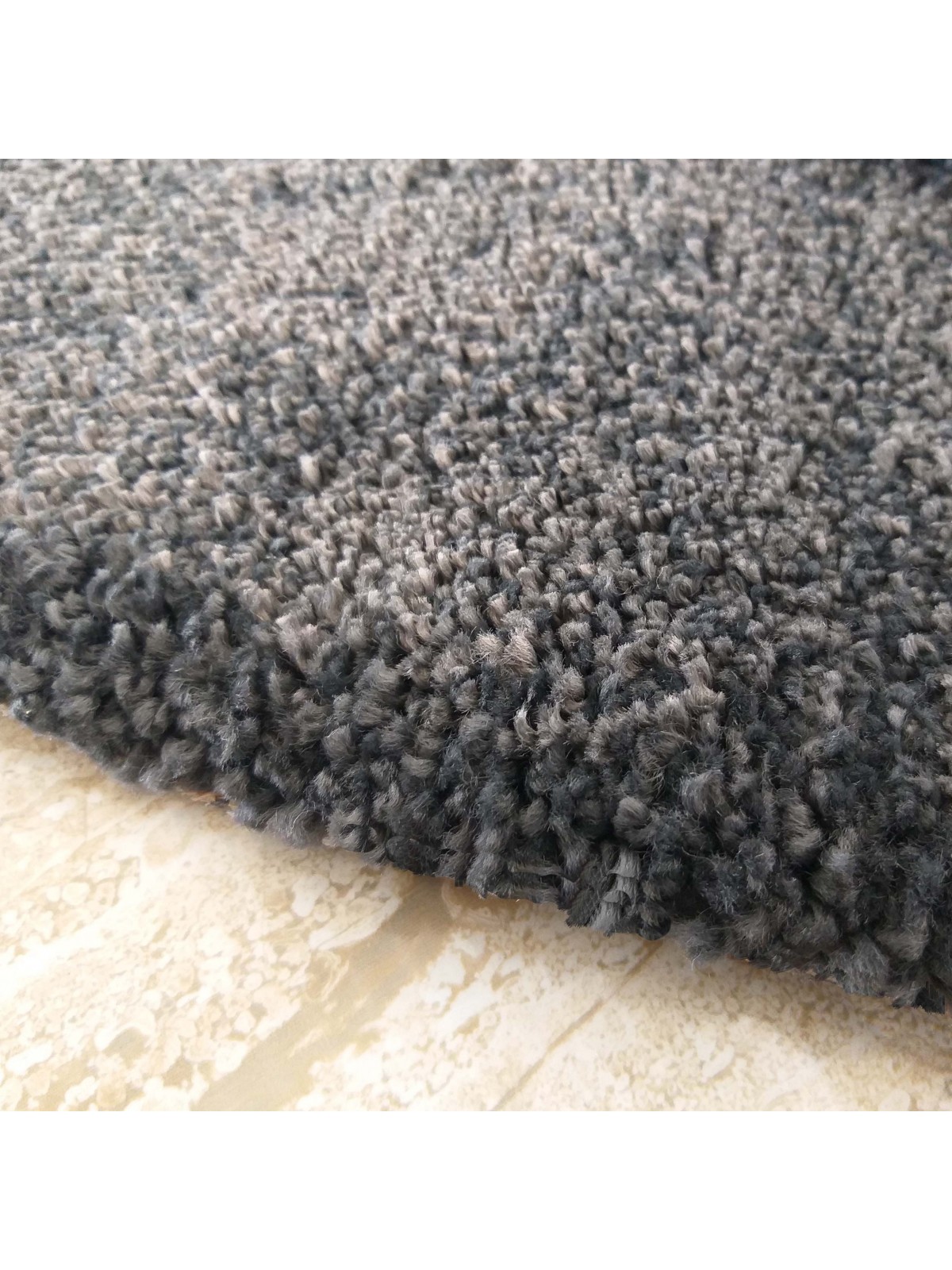 Dywan nowoczesny Koło Shaggy Cosy Balta 01 BO - Antracytowy