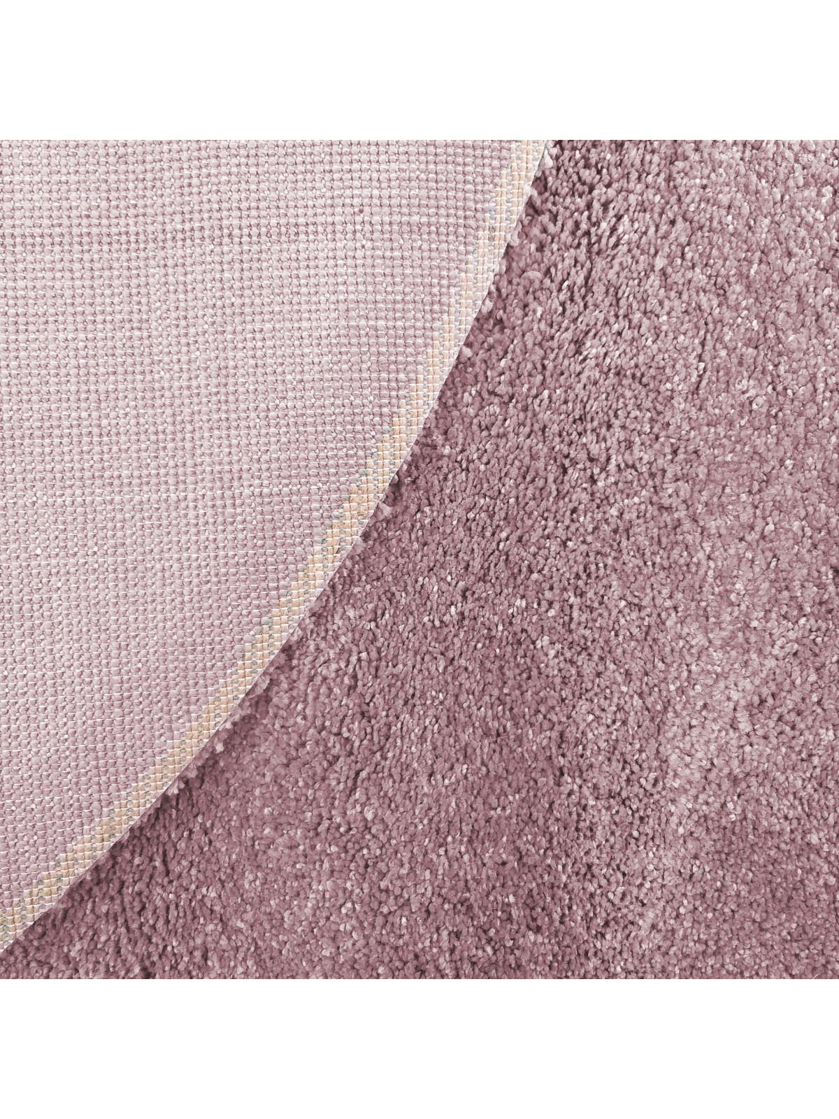 Dywan nowoczesny Koło Shaggy Cosy Balta 01 BO - Różowy