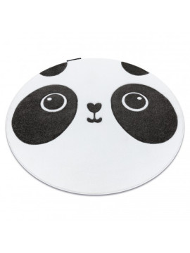 Dywan PETIT PANDA koło biały